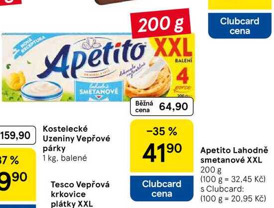 Apetito Lahodně smetanové XXL, 200 g 