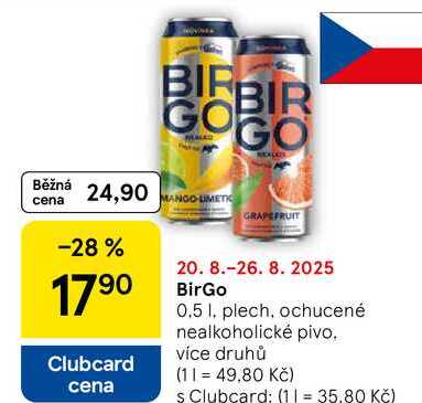 BirGo plech, 0,5 l