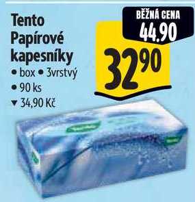 Tento Papírové kapesníky, 90 ks
