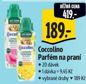 Coccolino Parfém na praní, 20 dávek  