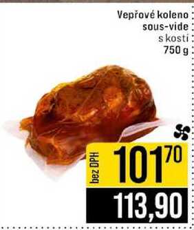 Vepřové koleno sous-vide s kosti 750 g 