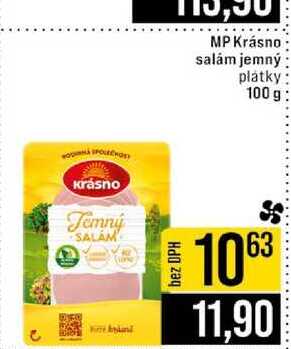Krásno salám jemný plátky 100 g 