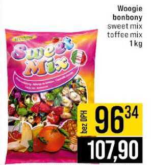 Woogie bonbony sweet mix toffee mix 1kg