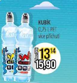 KUBİK 0.75l vice příchutí