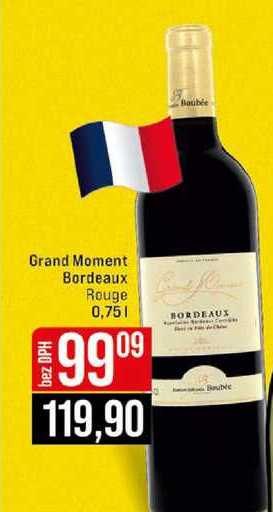 Grand Moment Bordeaux Rouge 0,75l