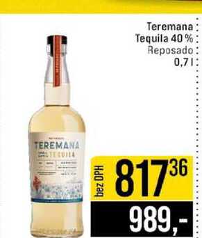 Teremana Tequila 40% Reposado 0,7l
