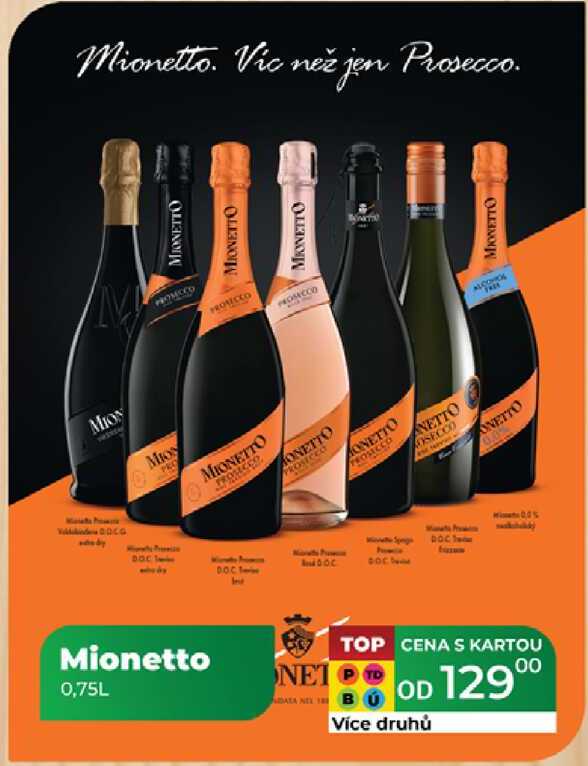 Mionetto 0,75L 