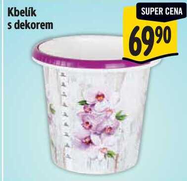 Kbelík s dekorem 