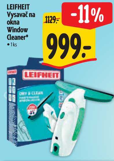 LEIFHEIT Vysavač na okna Window Cleaner