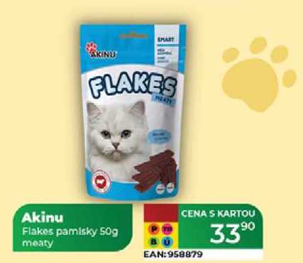 Akinu Flakes pamlsky 50g meaty 