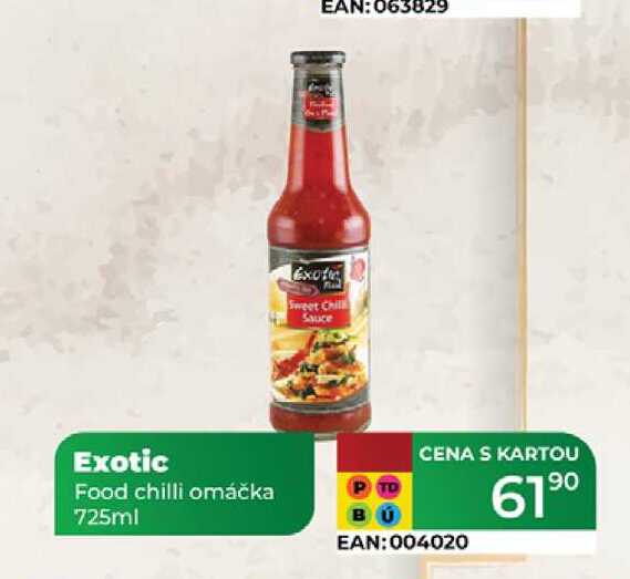 Exotic Food chilli omáčka 725ml 
