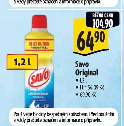   Savo Original 1,21 