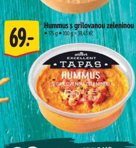 Hummus s grilovanou zeleninou 175 g 