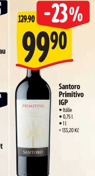   Santoro Primitivo IGP 0,75 l