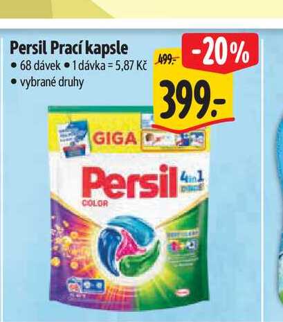 Persil Prací kapsle 68 dávek  