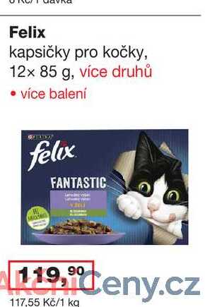Felix kapsičky pro kočky, 12x 85 g, více druhů 