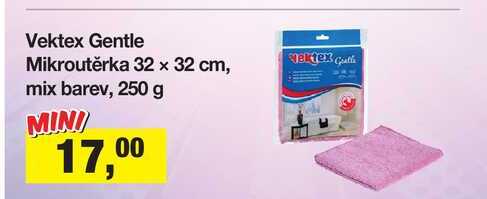 Vektex Gentle Mikroutěrka 32 x 32 cm, mix barev, 250 g 