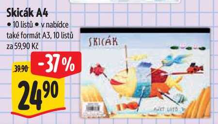 Skicák A4  