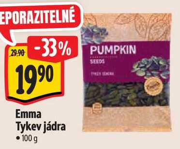 Emma Tykev jádra, 100 g