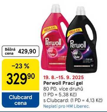 Perwoll Prací gel, 80 PD, více druhů 