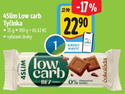 4Slim Low carb Tyčinka, 35 g