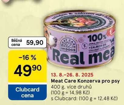 Meat Care Konzerva pro psy, 400 g 