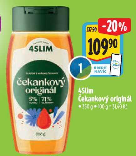 4Slim Čekankový originál, 350 g 