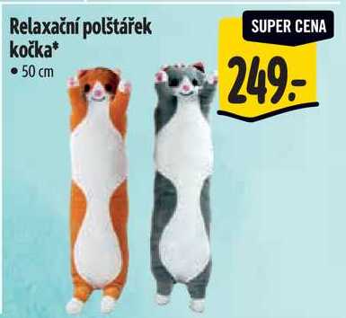 Relaxační polštářek kočka