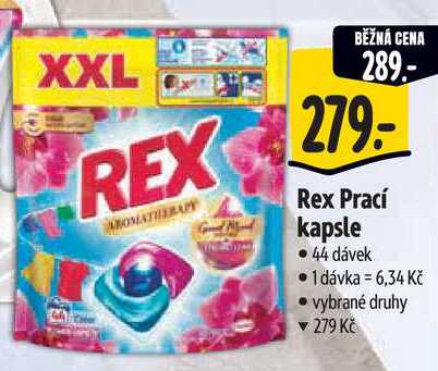 Rex Prací kapsle, 44 dávek