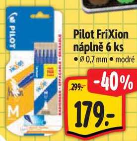Pilot Frixion náplně 6 ks 