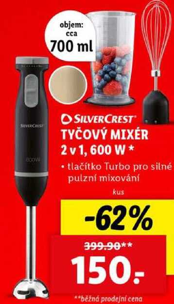 TYČOVÝ MIXÉR 2 v 1, 600 W 