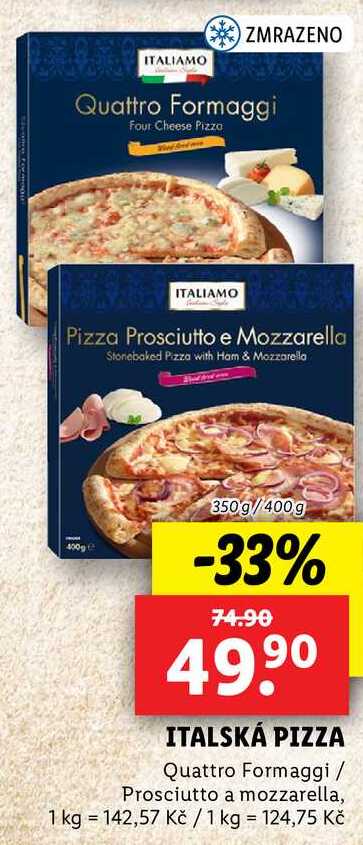 ITALSKÁ PIZZA, 350 g/400 g