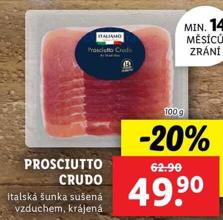 PROSCIUTTO CRUDO, 100 g