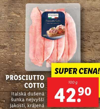 PROSCIUTTO COTTO, 100 g