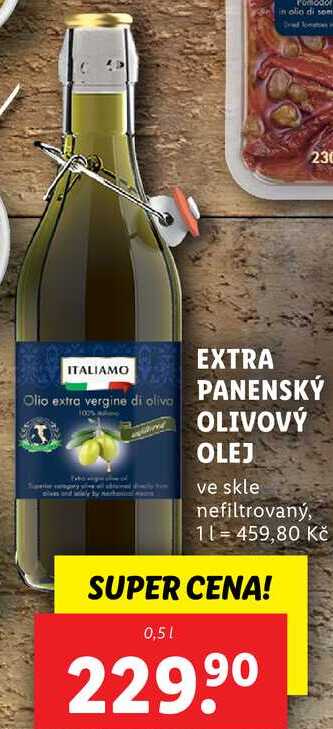 EXTRA PANENSKÝ OLIVOVÝ OLEJ, 0,5 l