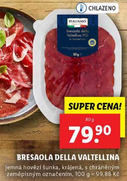 BRESAOLA DELLA VALTELLINA, 80 g