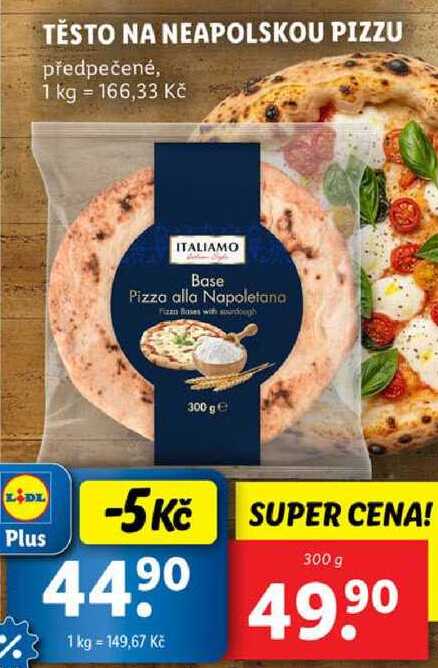 TĚSTO NA NEAPOLSKOU PIZZU, 300 g