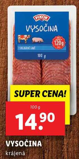 VYSOČINA, 100 g