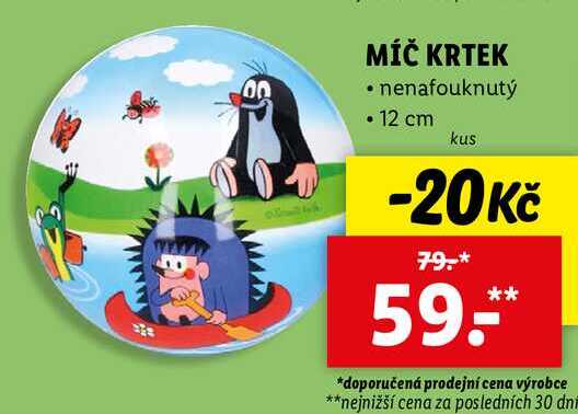 MÍČ KRTEK