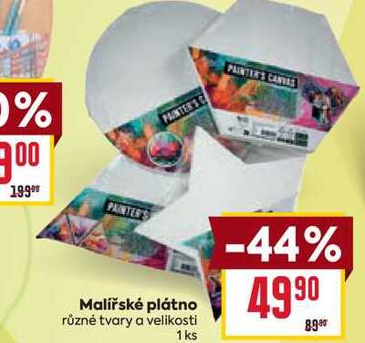 Malířské plátno různé tvary a velikosti 1 ks
