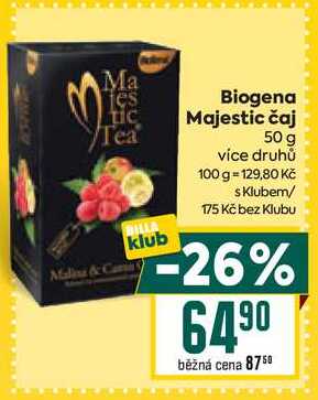 Biogena Majestic čaj 50 g