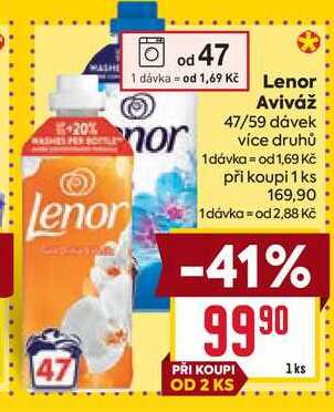 Lenor Aviváž 47/59 dávek 