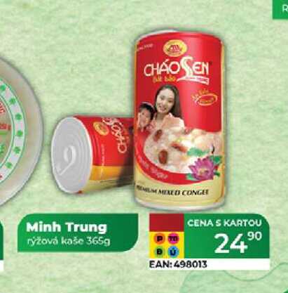Minh Trung rýžová kaše 365g 