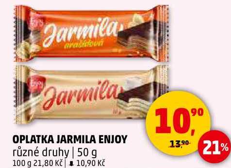 OPLATKA JARMILA ENJOY různé druhy, 50 g 