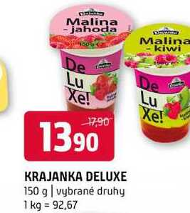 Krajanka deluxe 150g, vybrané druhy