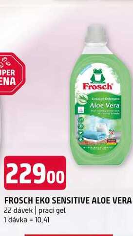 FROSCH EKO SENSITIVE ALOE VERA 22 dávek prací gel 