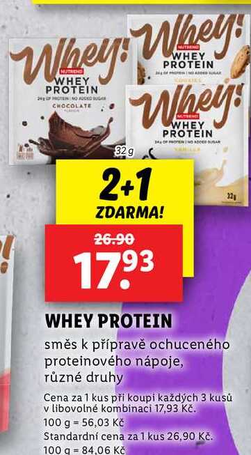 WHEY PROTEIN, 32 g