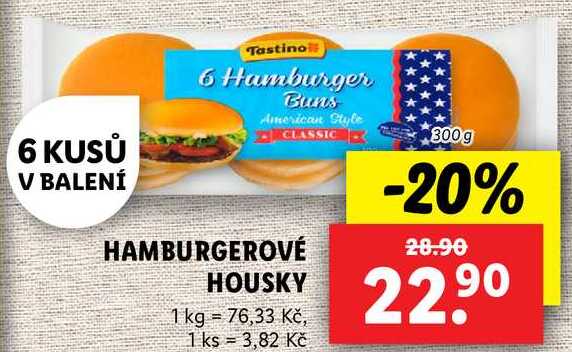 HAMBURGEROVÉ HOUSKY, 300 g