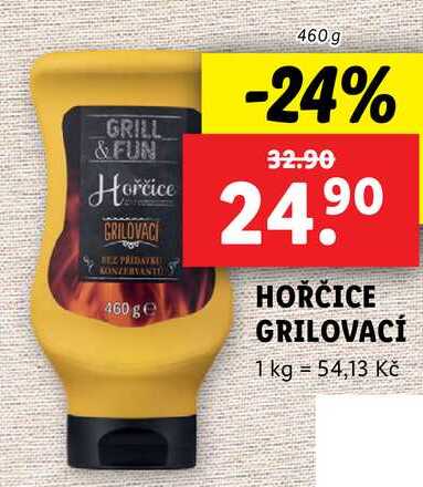 HOŘČICE GRILOVACÍ, 460 g