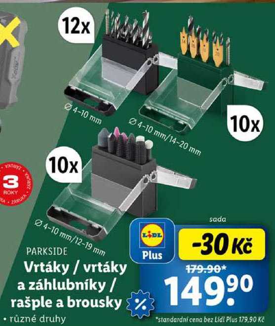 Vrtáky/vrtáky a záhlubníky/rašple a brousky 